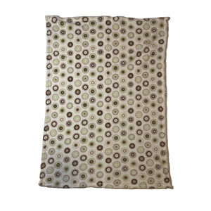 Baby Gear Brown Green Polka Star Baby Blanket Lovey Star Fleece Circles Kids Dot